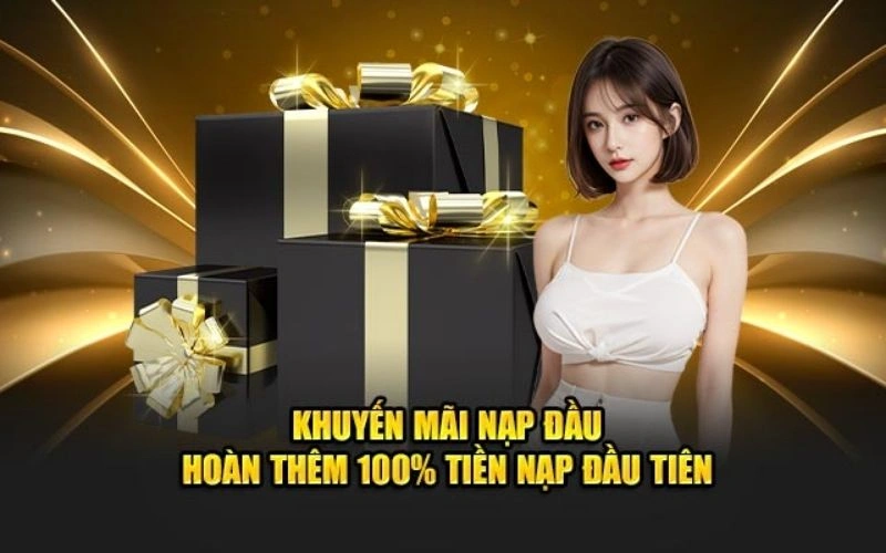 Khuyến mãi nạp đầu 100% được hiểu như thế nào? 